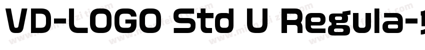 VD-LOGO Std U Regula字体转换